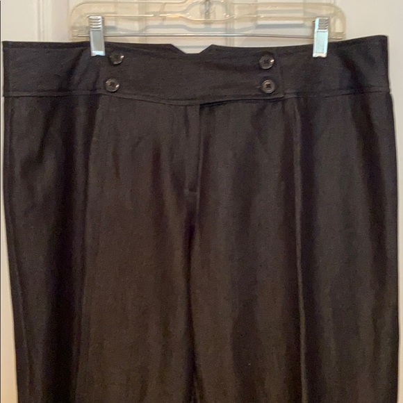 NWOT black, wide-leg pant - Picture 2 of 6